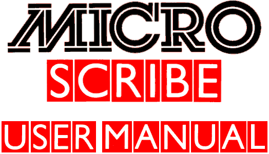 MICROSCRIBE User Manual